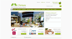 Desktop Screenshot of lherberie.com